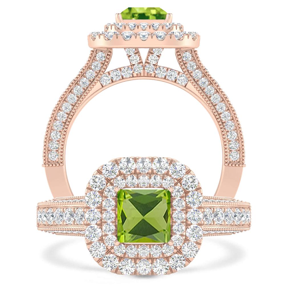 Rose Gold - Peridot