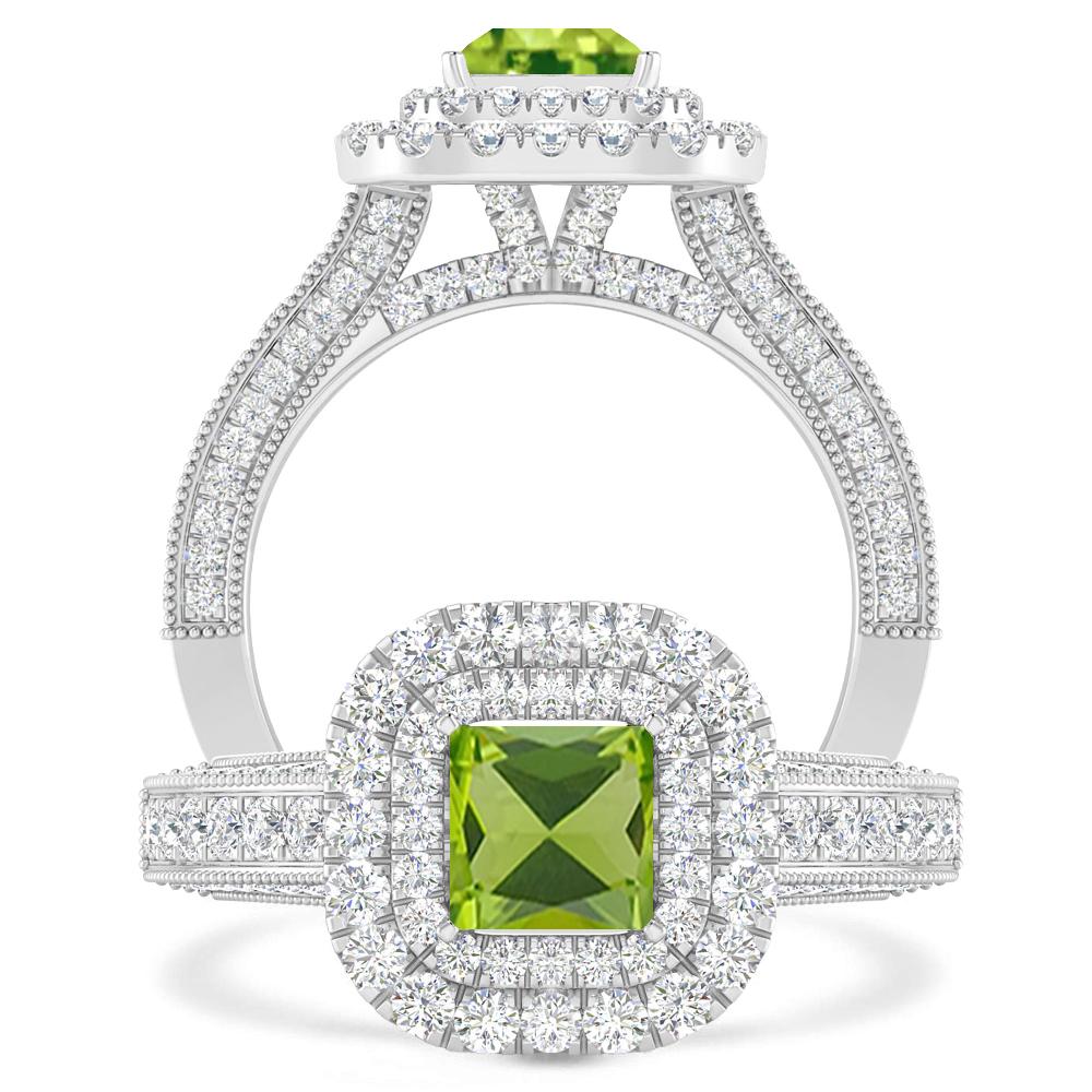 White Gold - Peridot