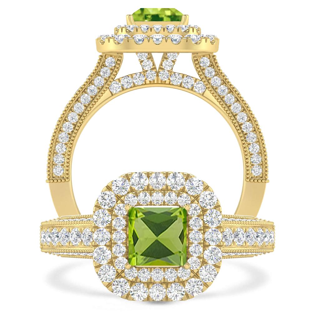 Yellow Gold - Peridot