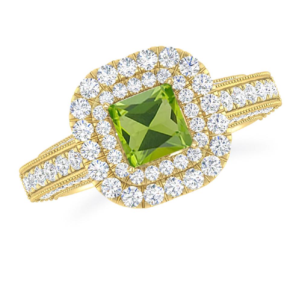 Yellow Gold - Peridot