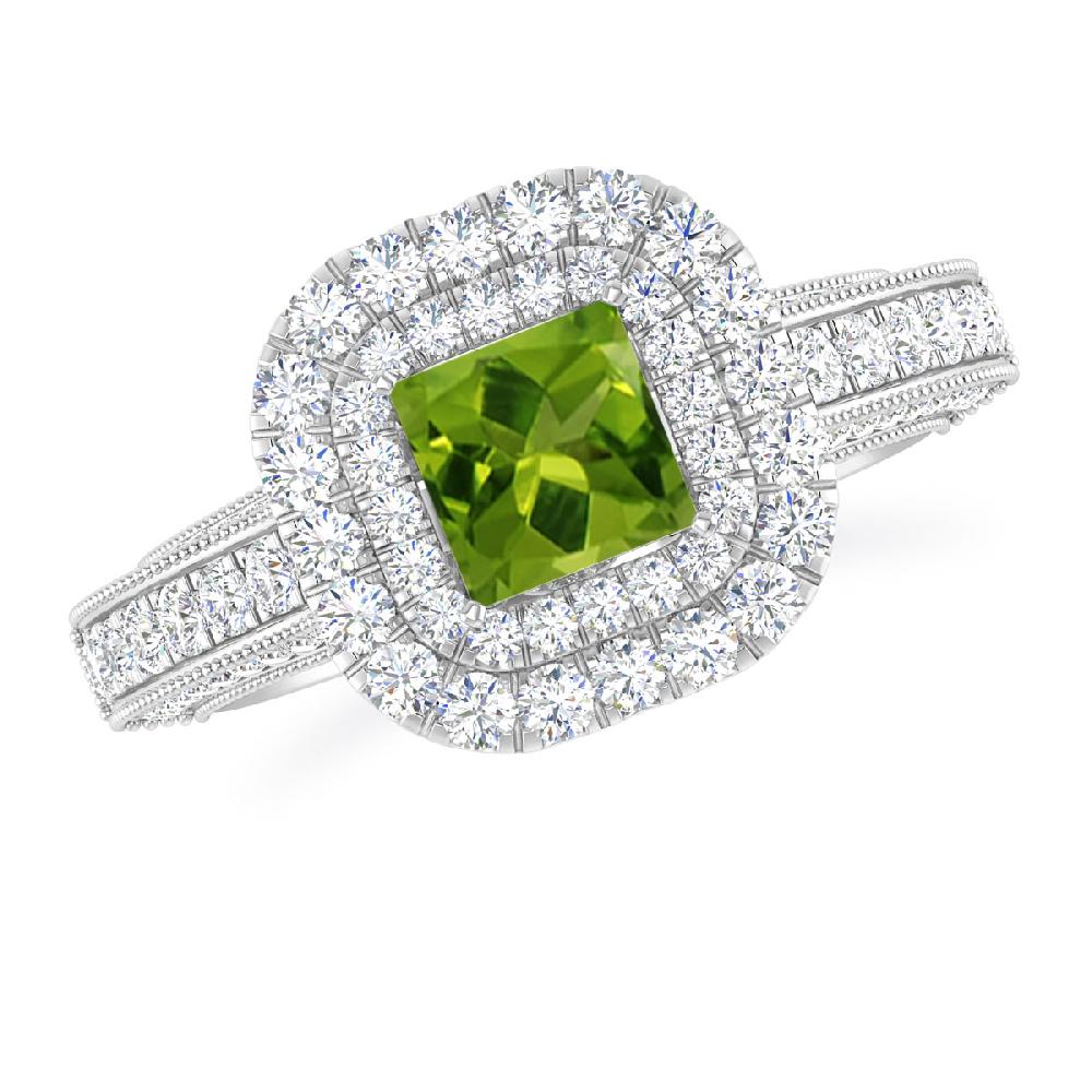 White Gold - Peridot