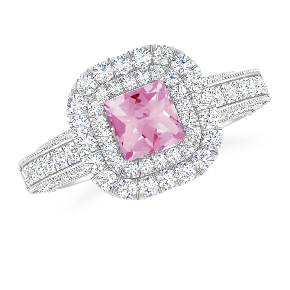 White Gold - Pink Tourmaline