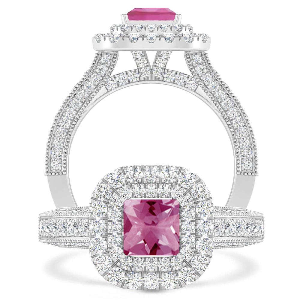 White Gold - Pink Tourmaline