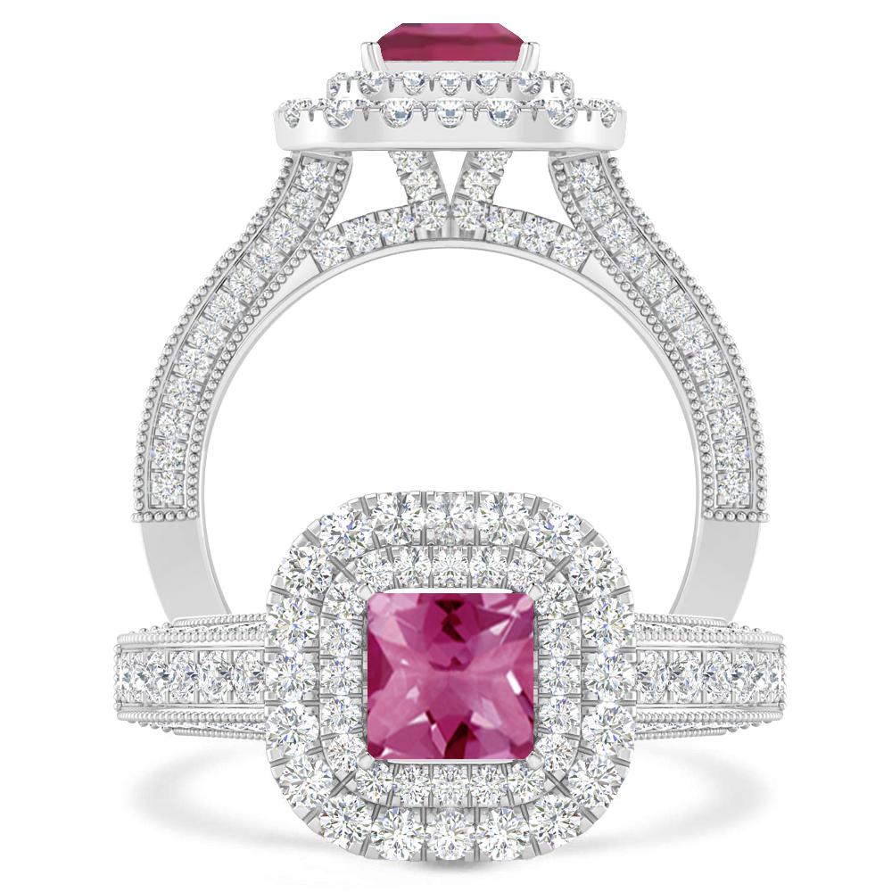 White Gold - Pink Tourmaline