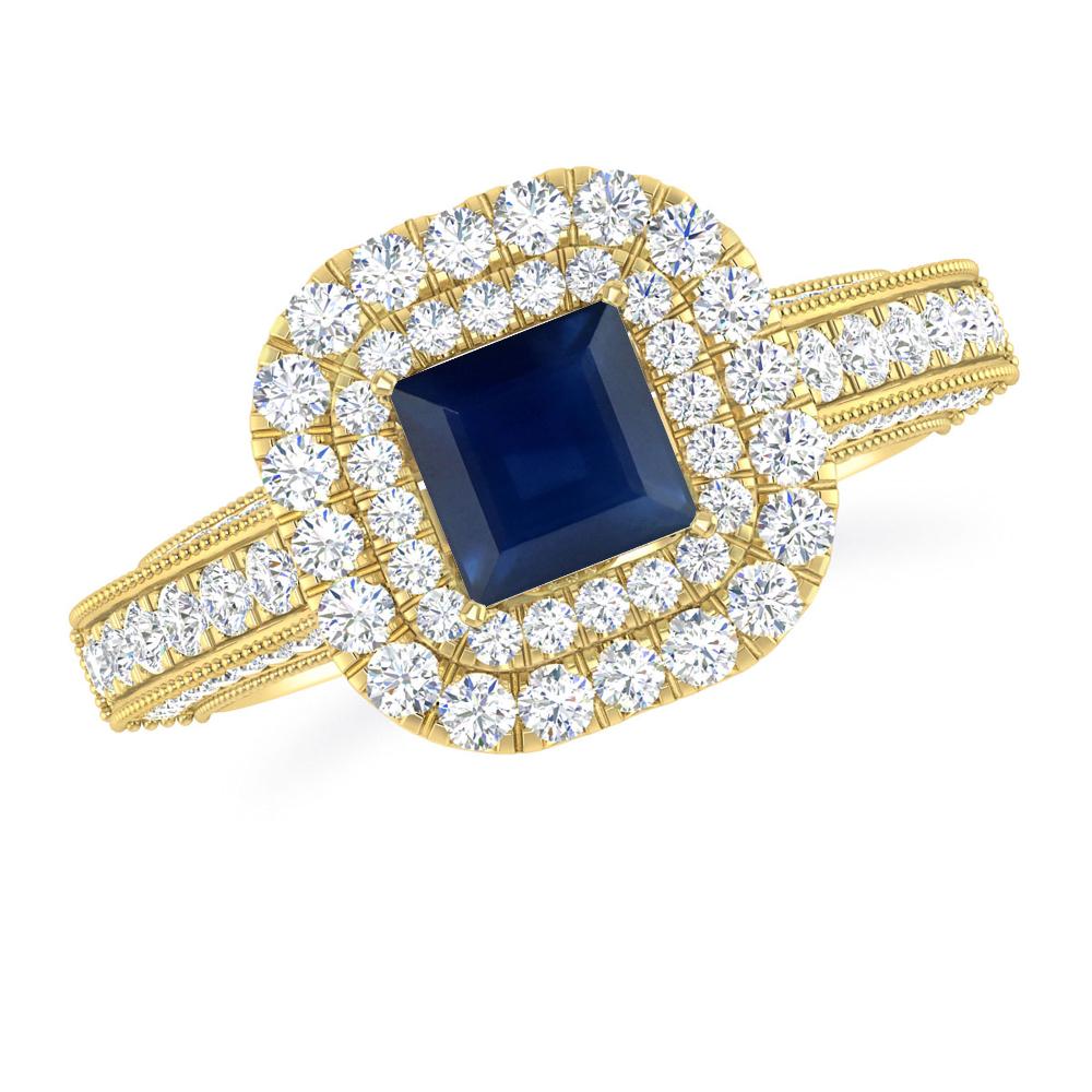 Yellow Gold - Sapphire