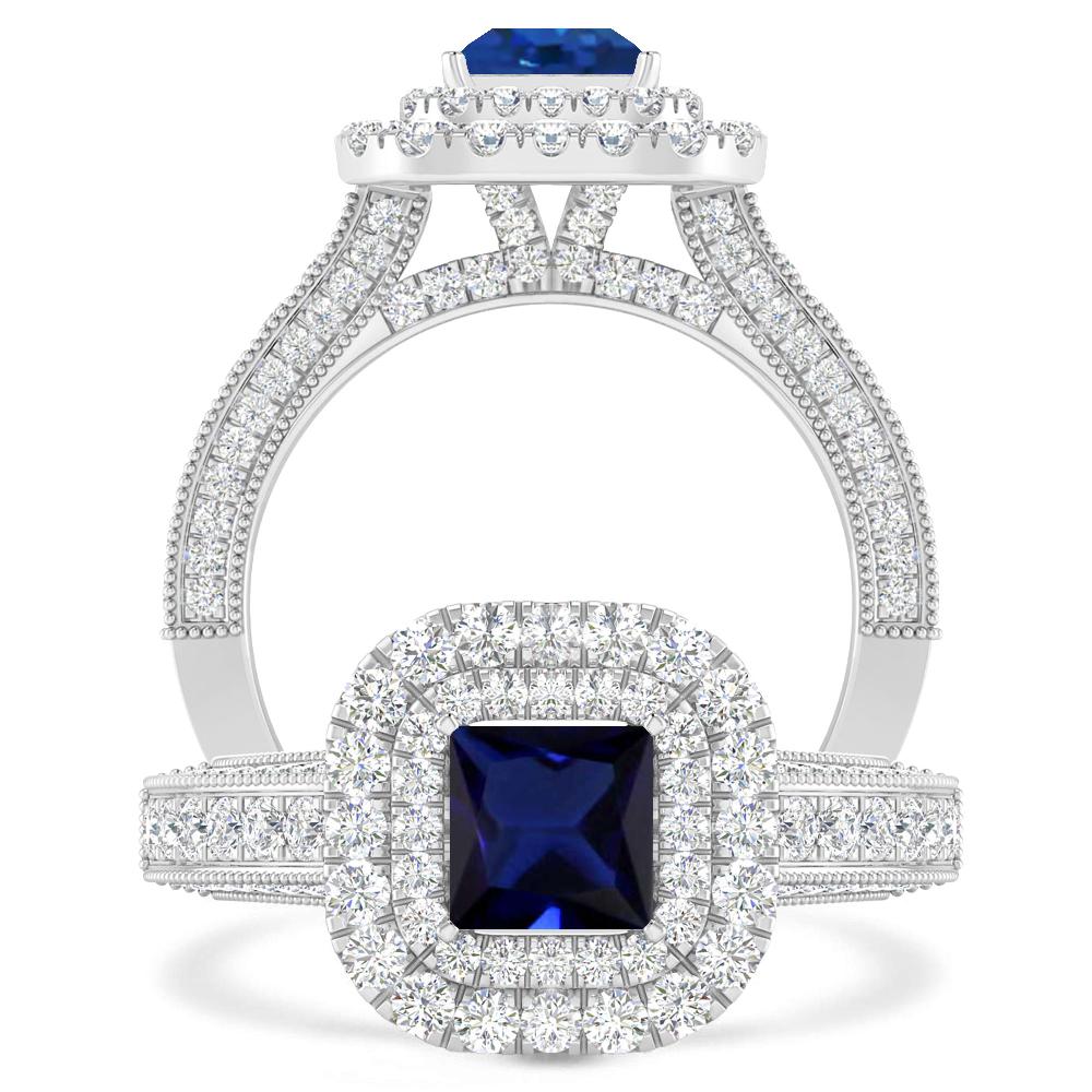 White Gold - Sapphire