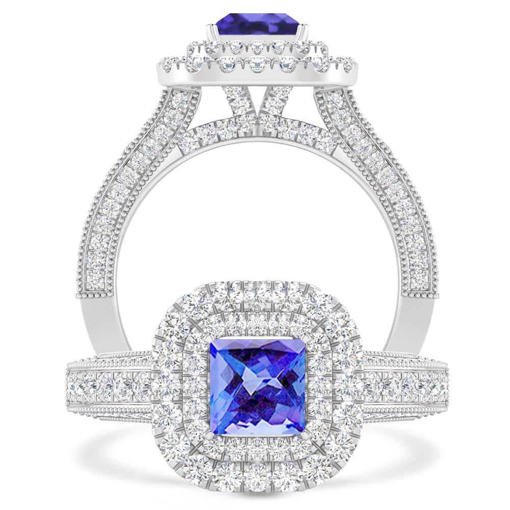 White Gold - Tanzanite