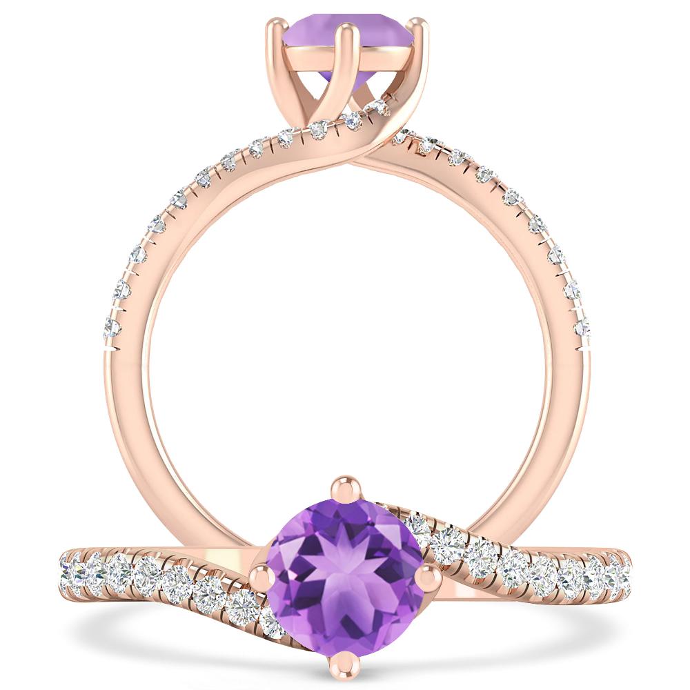 Rose Gold - Amethyst