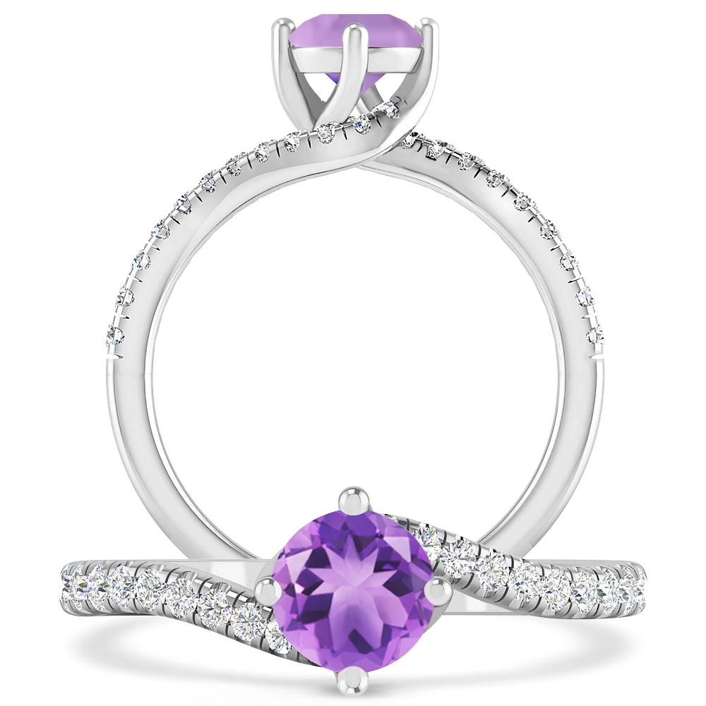 White Gold - Amethyst