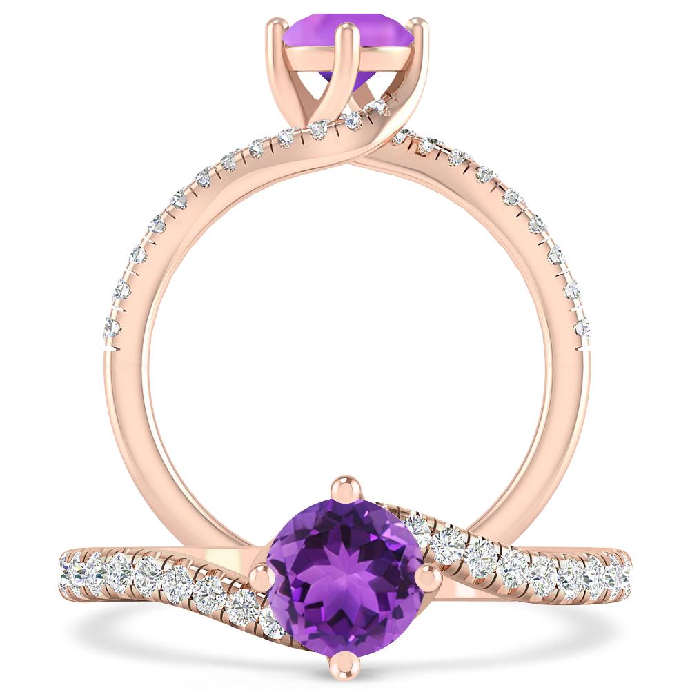 Rose Gold - Amethyst