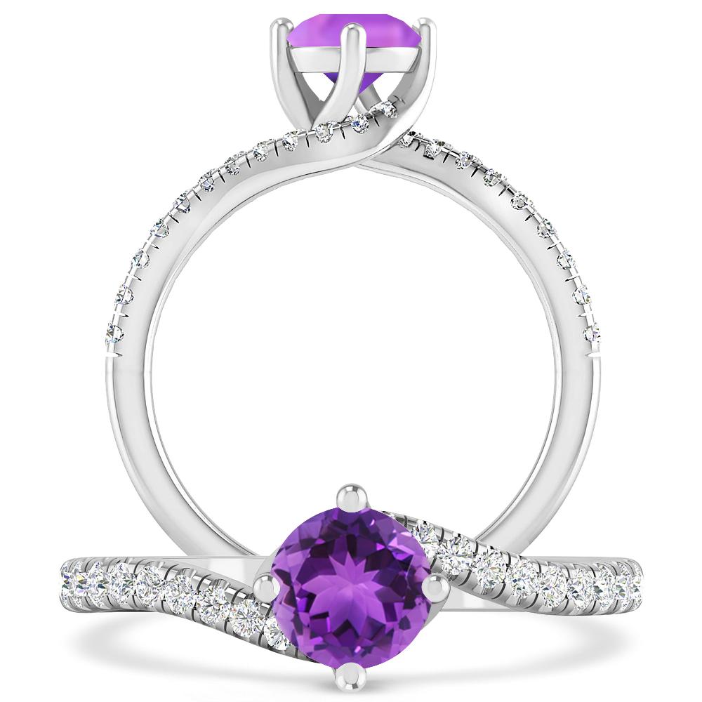 White Gold - Amethyst