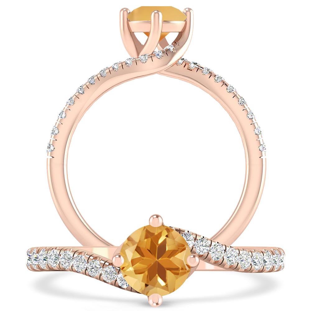 Rose Gold - Citrine