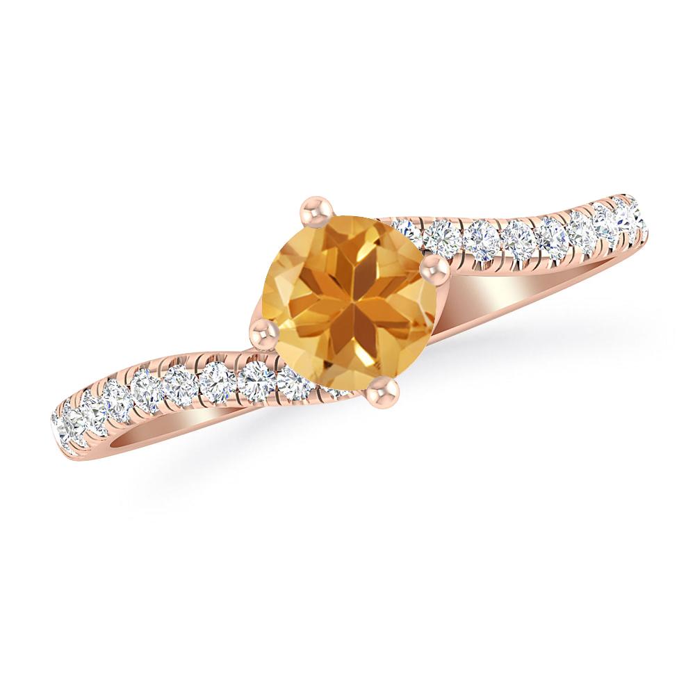 Rose Gold - Citrine