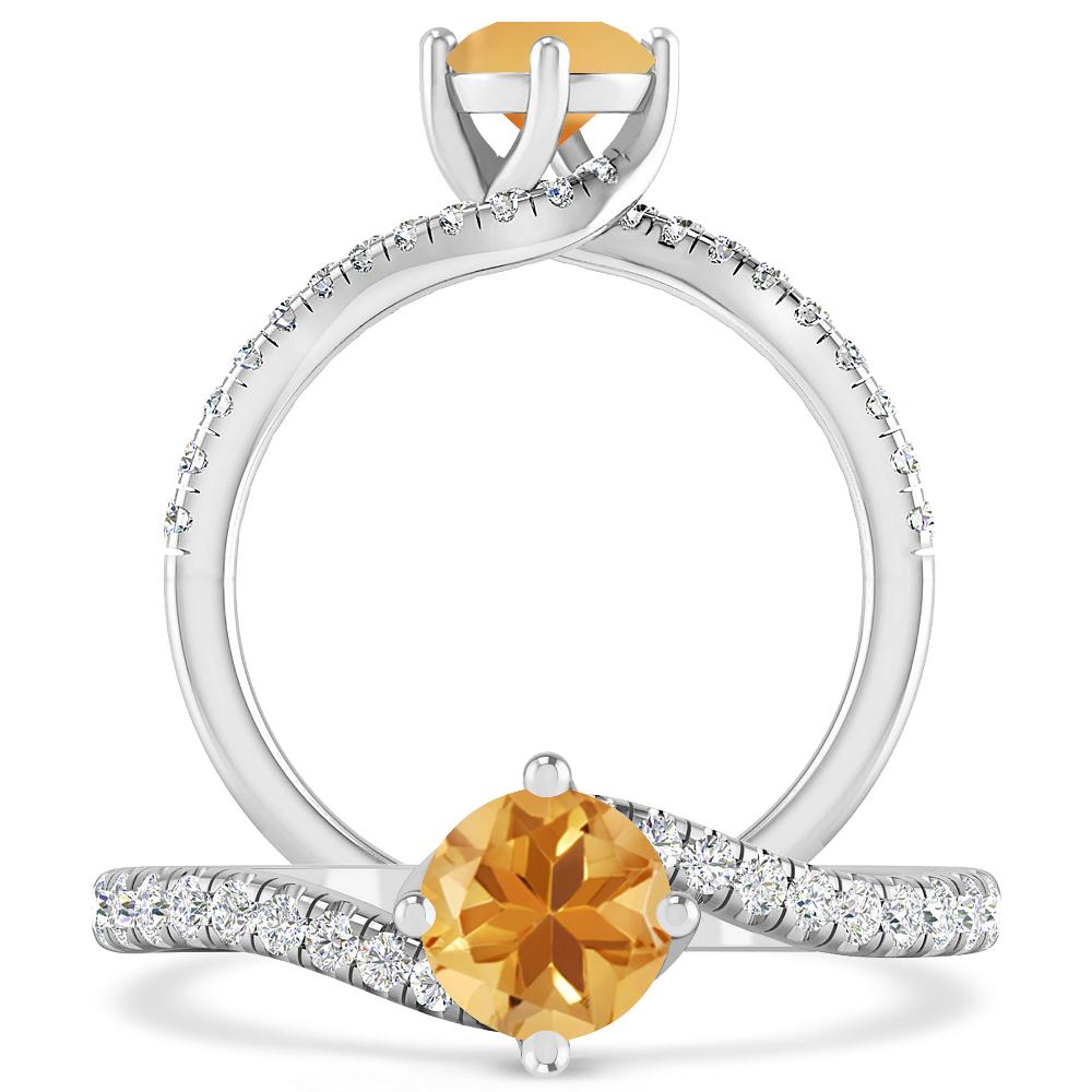 White Gold - Citrine