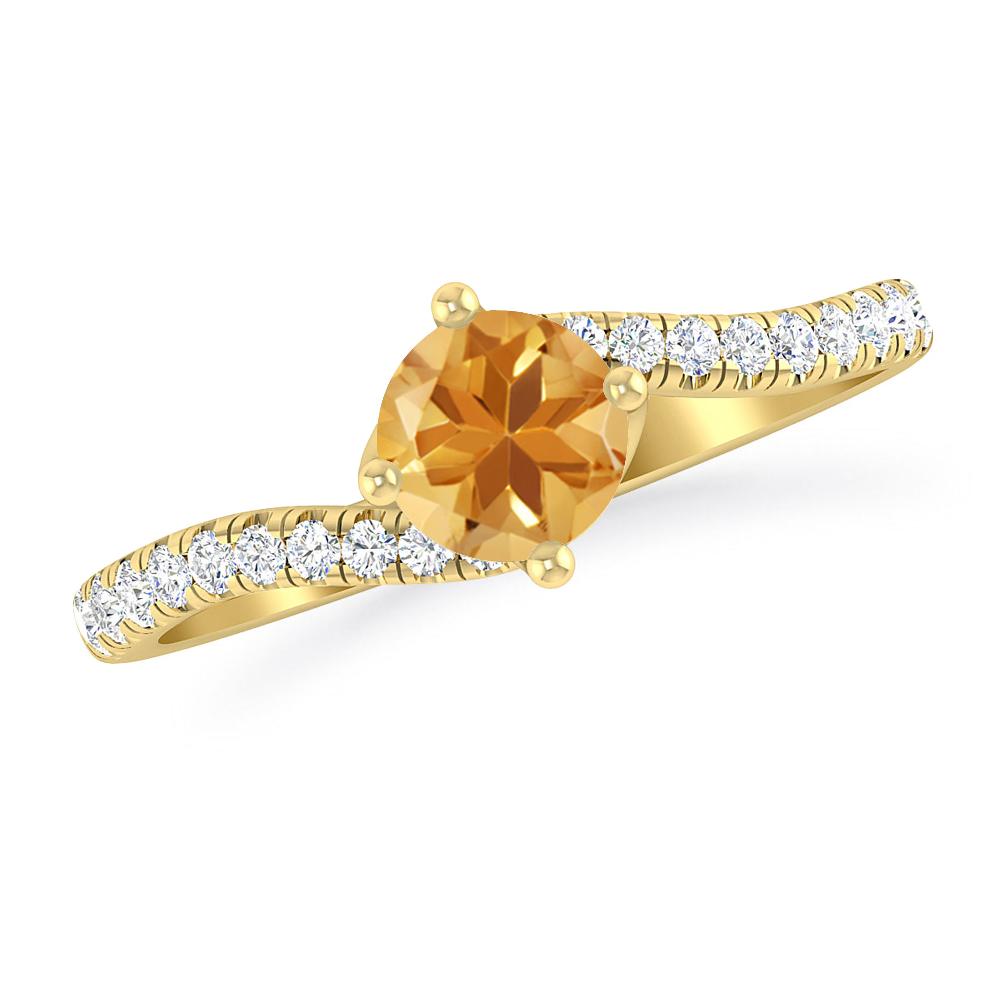 Yellow Gold - Citrine