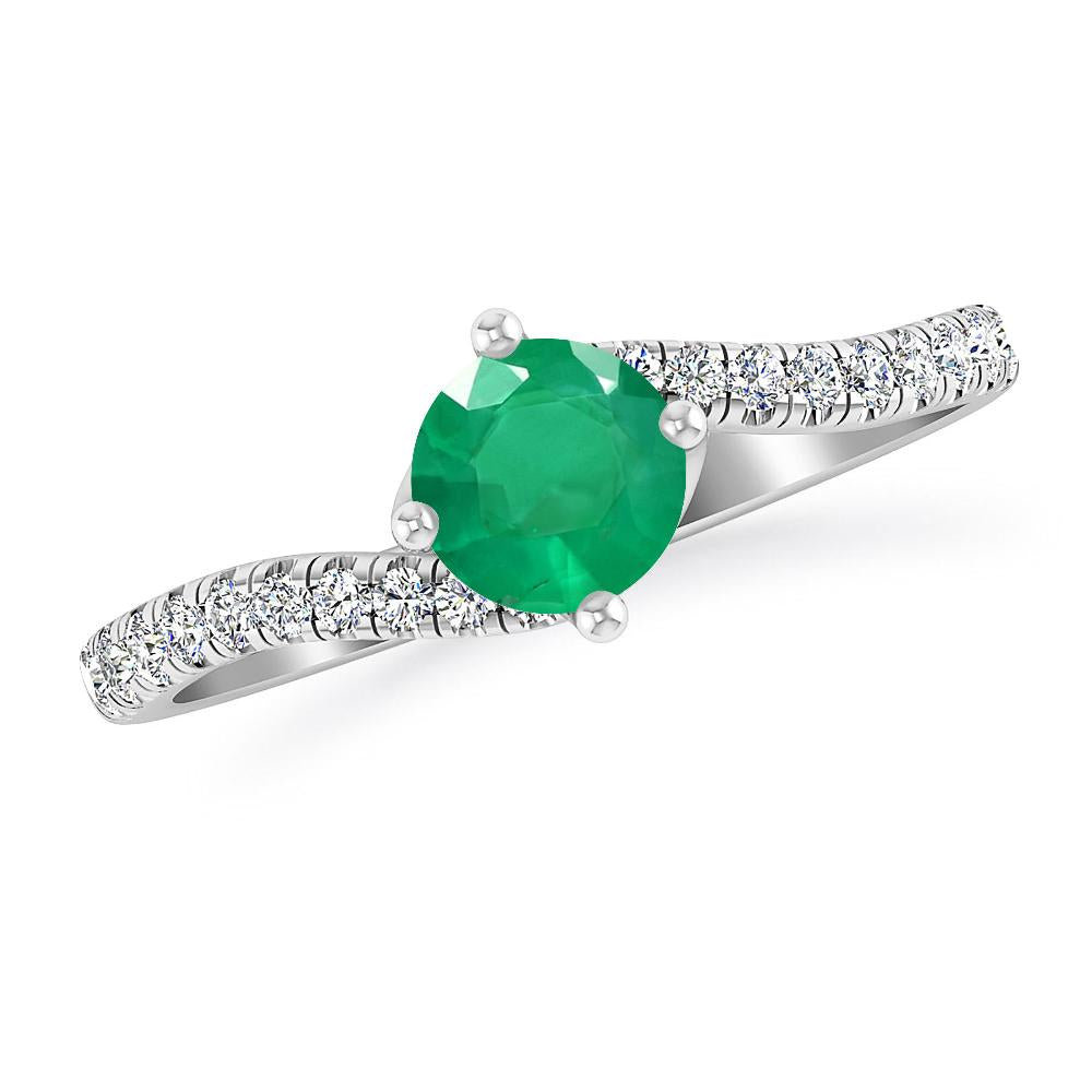 White Gold - Emerald