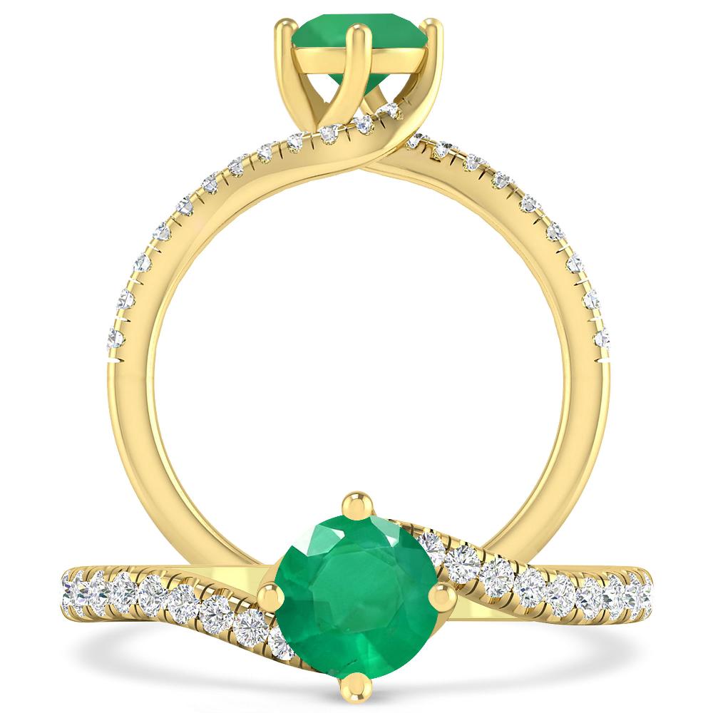 Yellow Gold - Emerald