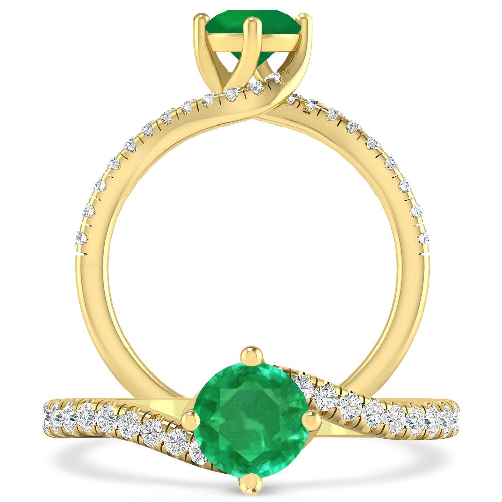 Yellow Gold - Emerald