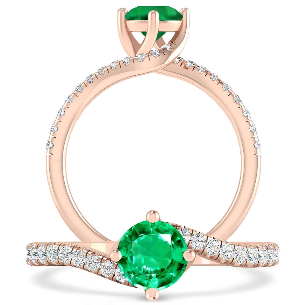 Rose Gold - Emerald