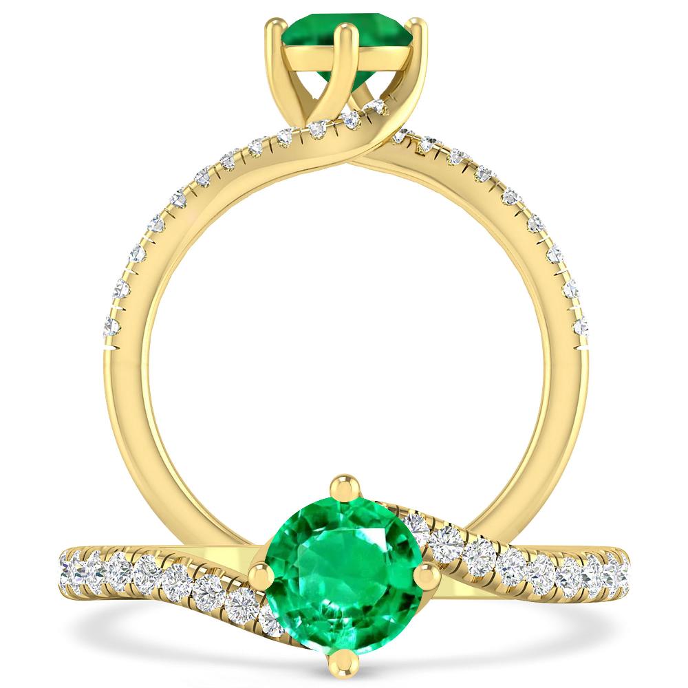 Yellow Gold - Emerald