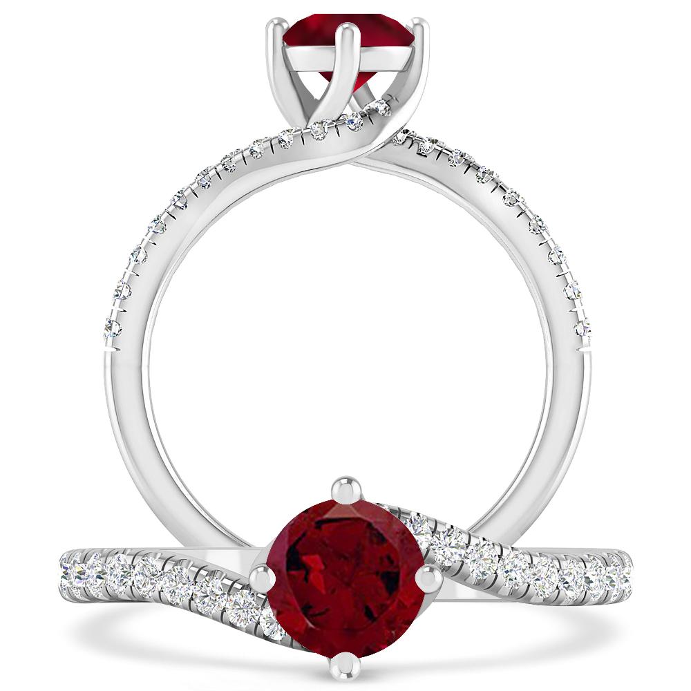 White Gold - Garnet