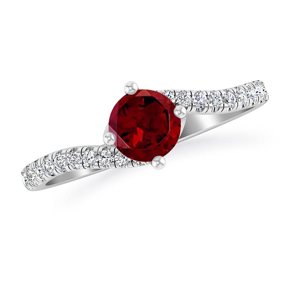 White Gold - Garnet