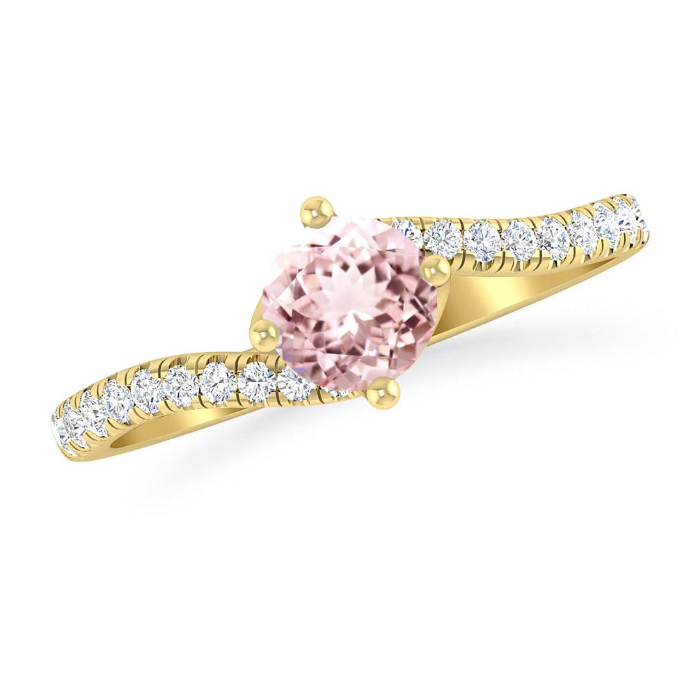 Yellow Gold - Morganite