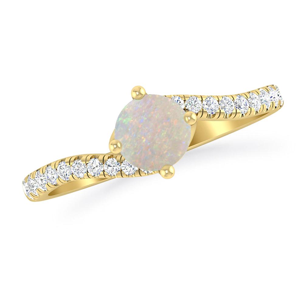 Yellow Gold - Opal