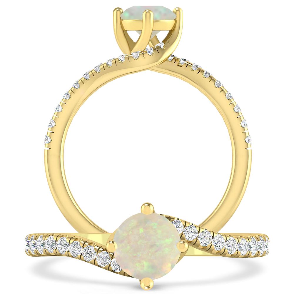 Yellow Gold - Opal