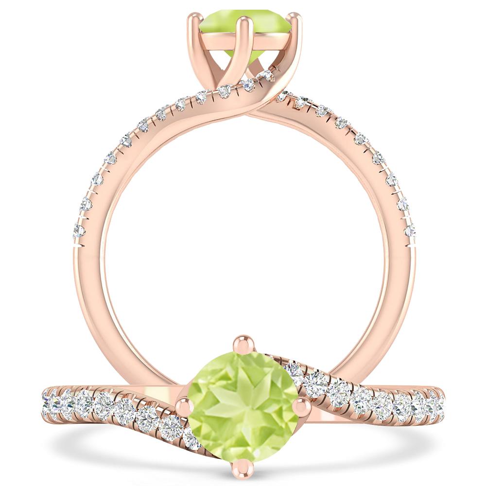 Rose Gold - Peridot