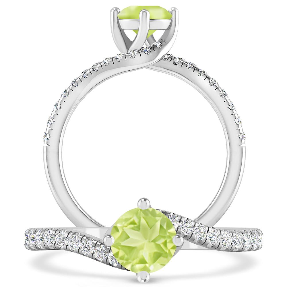 White Gold - Peridot