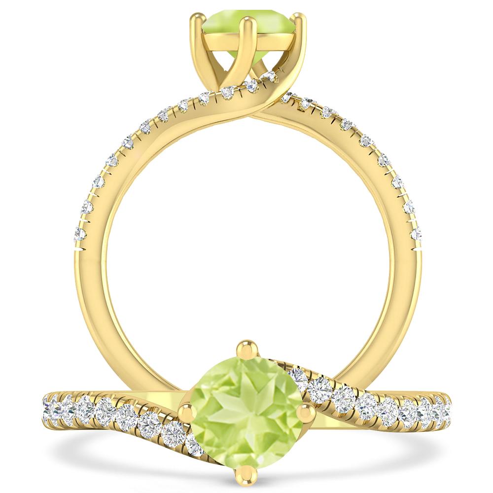 Yellow Gold - Peridot