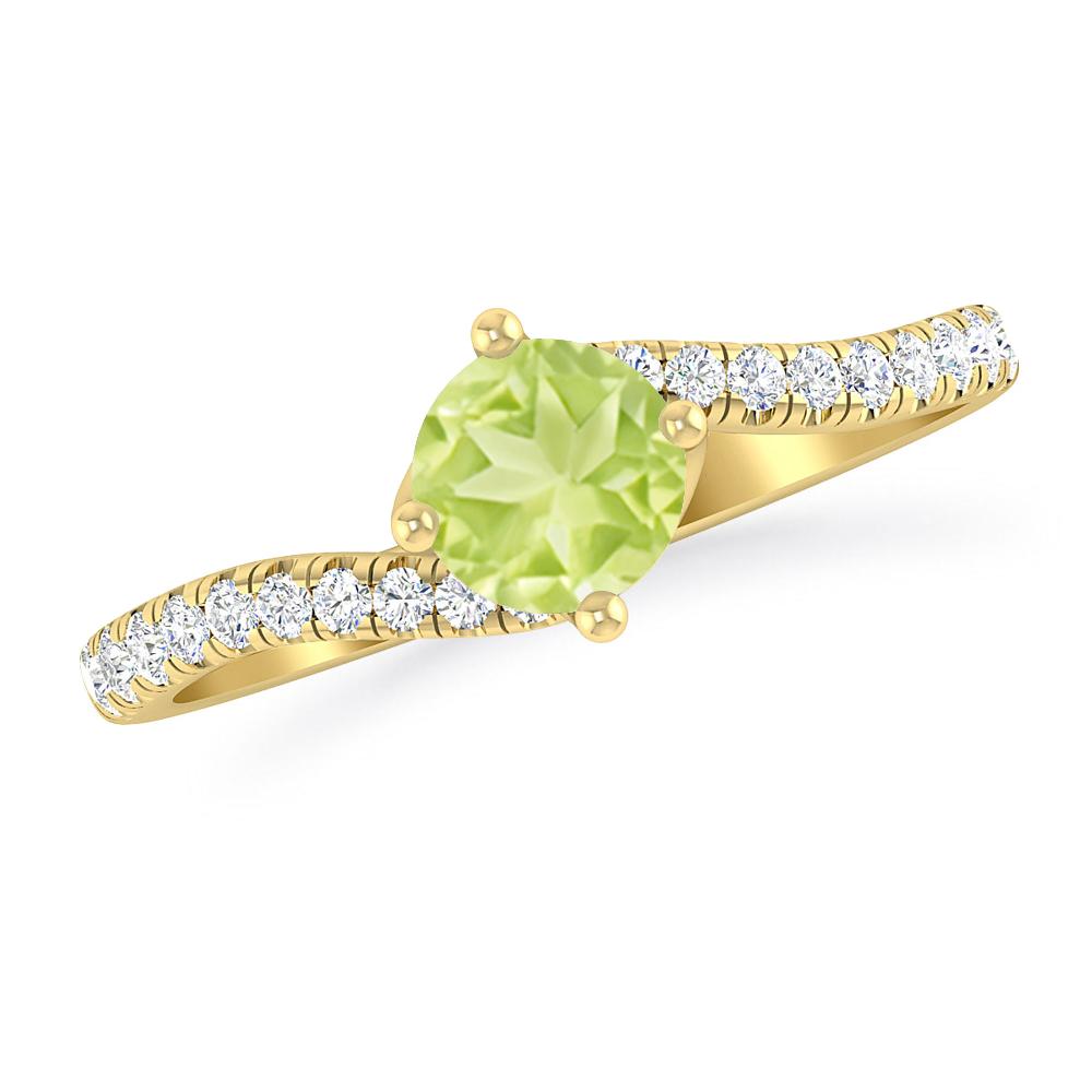 Yellow Gold - Peridot