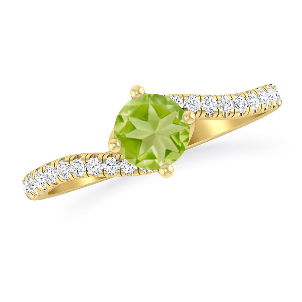 Yellow Gold - Peridot