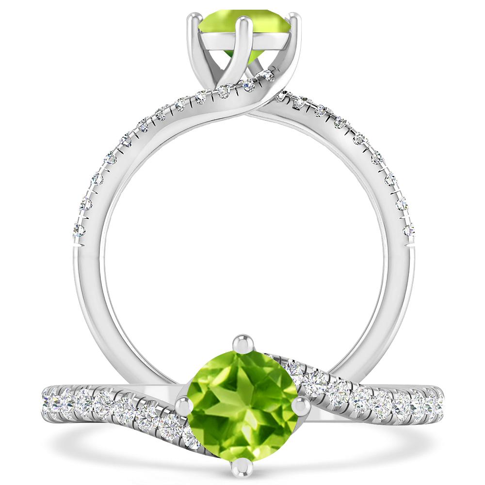 White Gold - Peridot