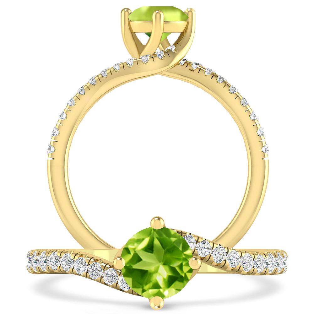 Yellow Gold - Peridot