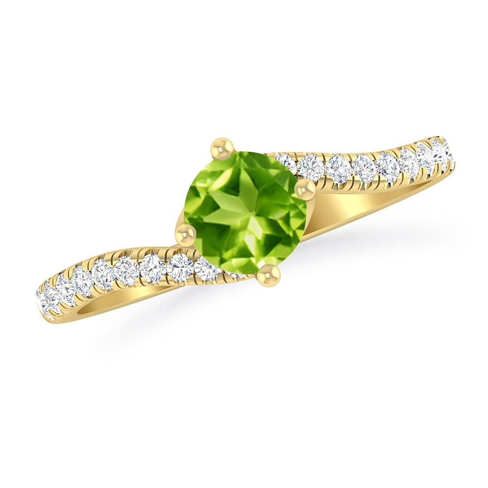 Yellow Gold - Peridot