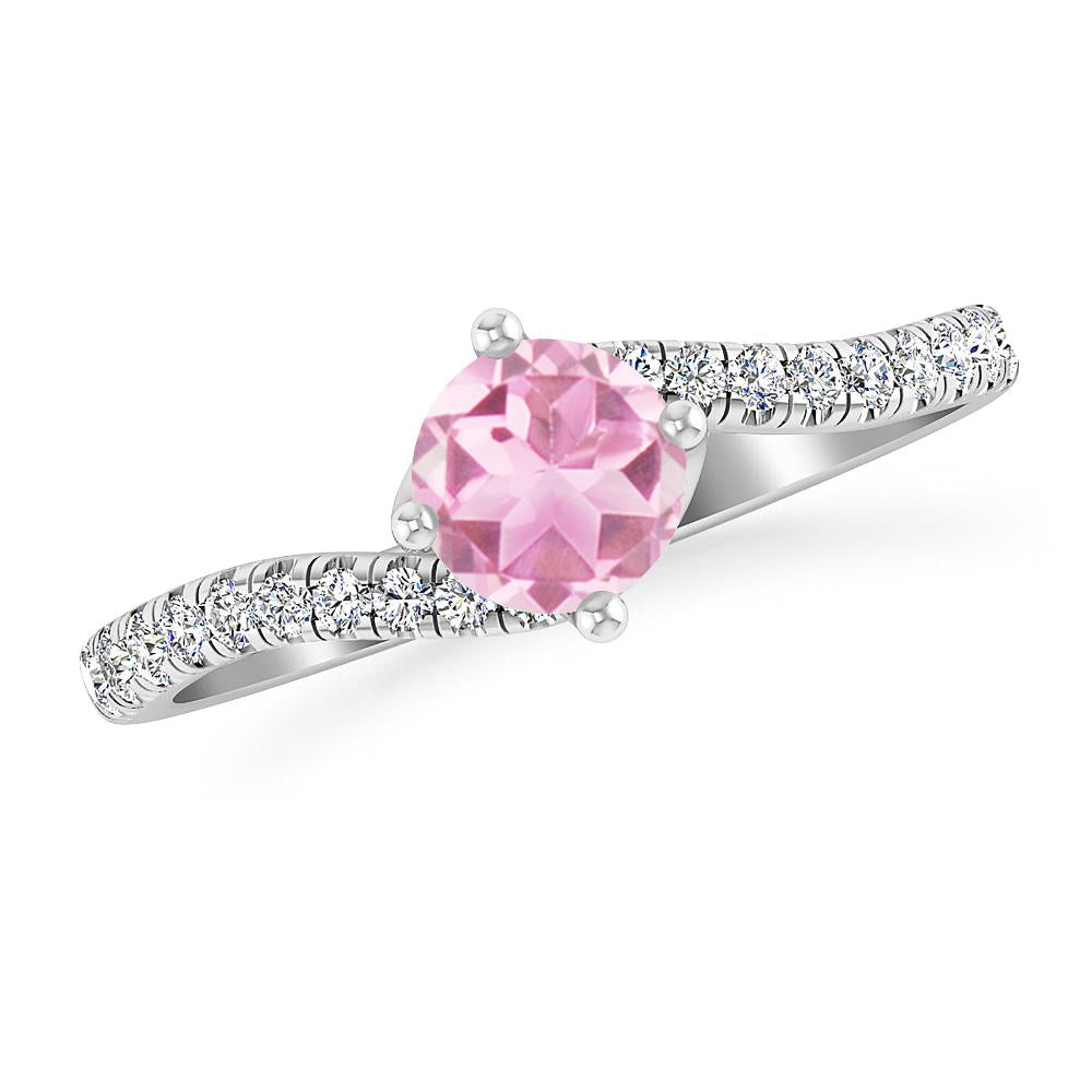 White Gold - Pink Tourmaline