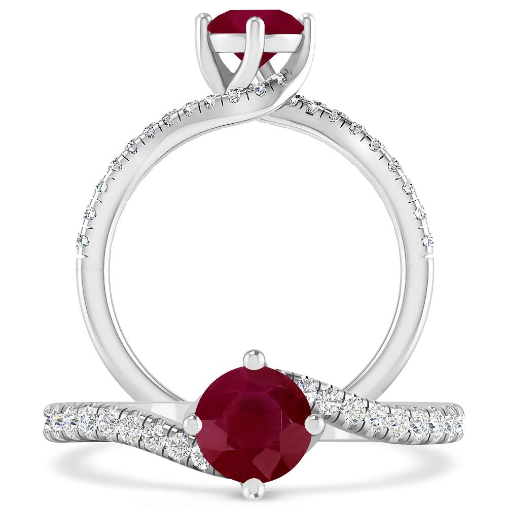 White Gold - Ruby