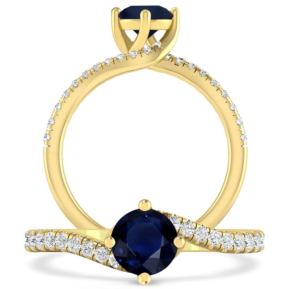 Yellow Gold - Sapphire