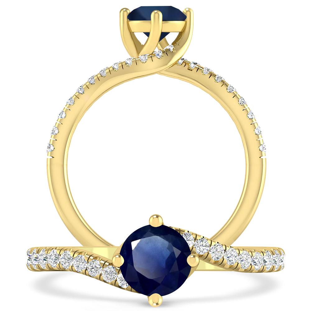 Yellow Gold - Sapphire