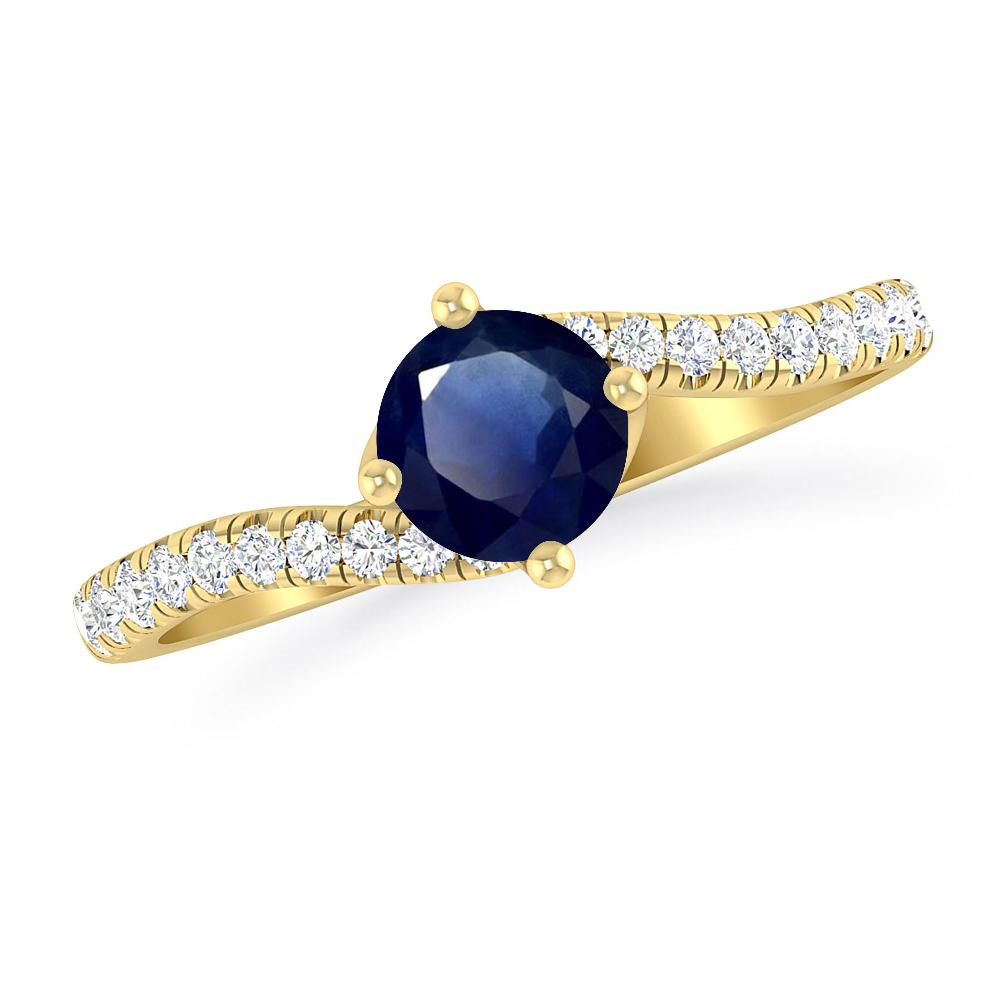 Yellow Gold - Sapphire