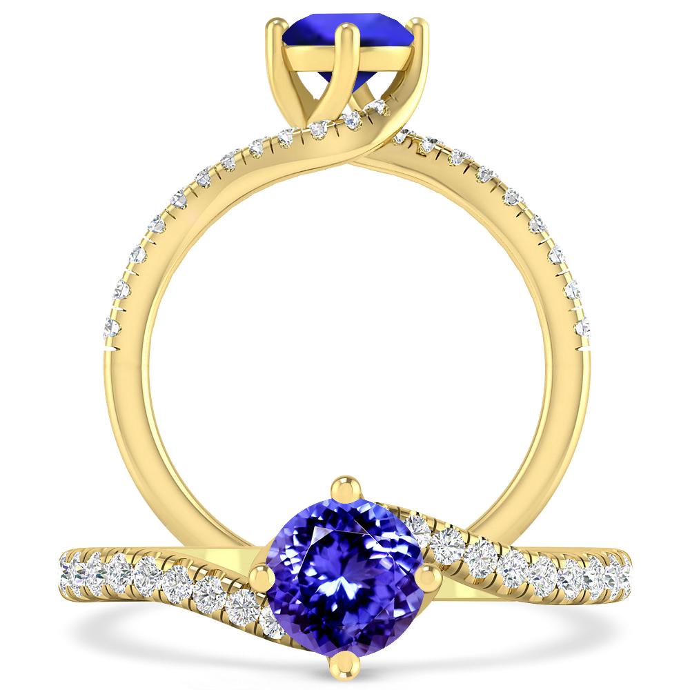 Yellow Gold - Tanzanite