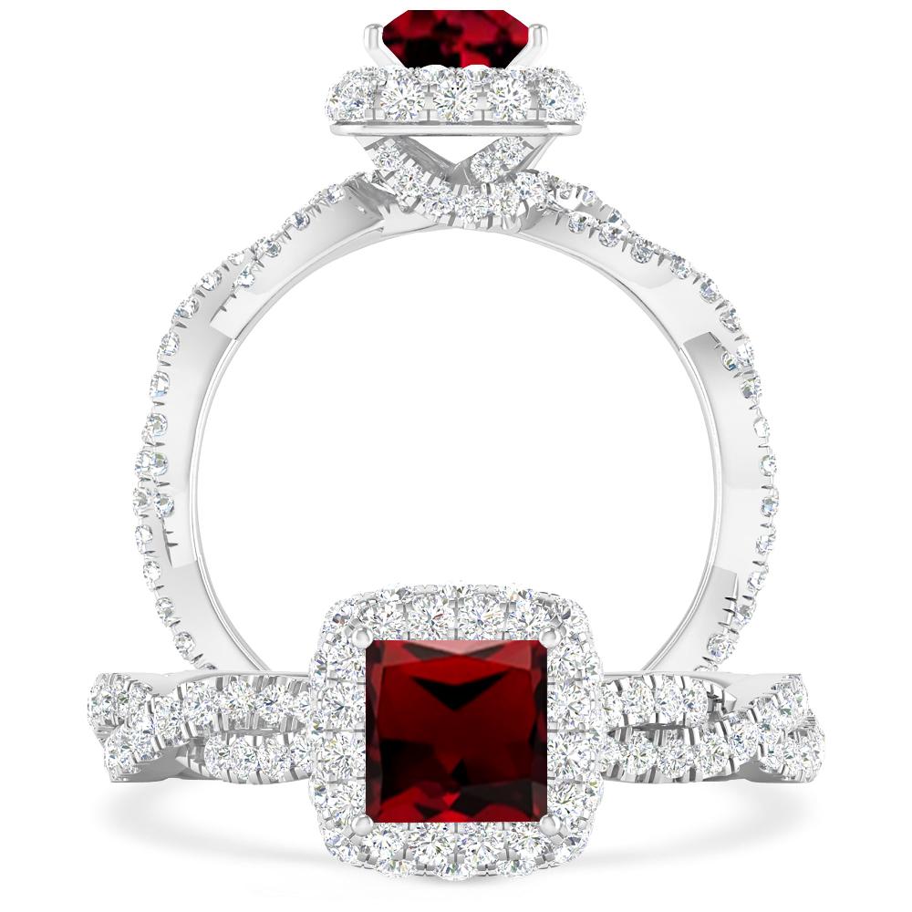White Gold - Garnet
