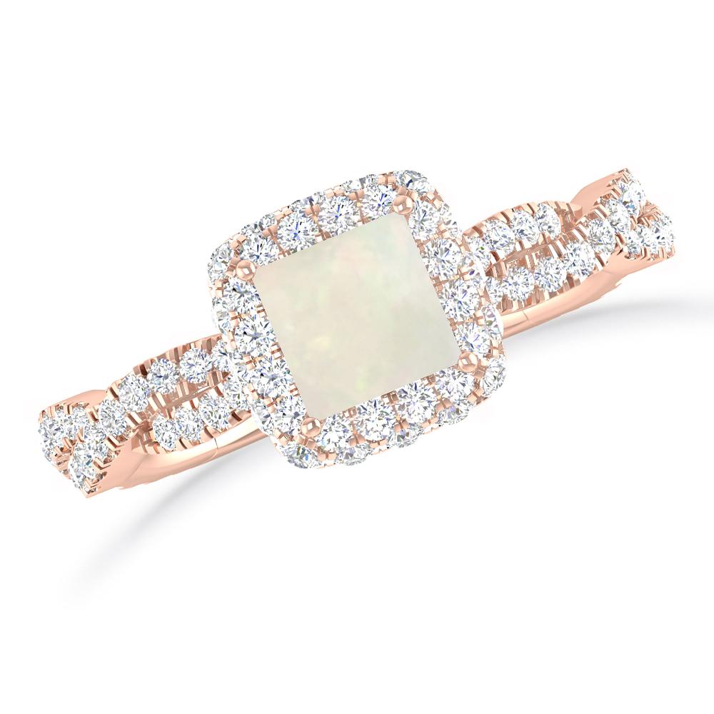 Rose Gold - Opal