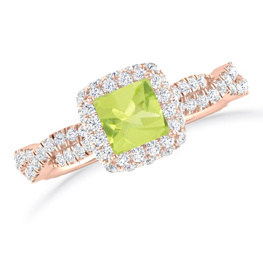 Rose Gold - Peridot