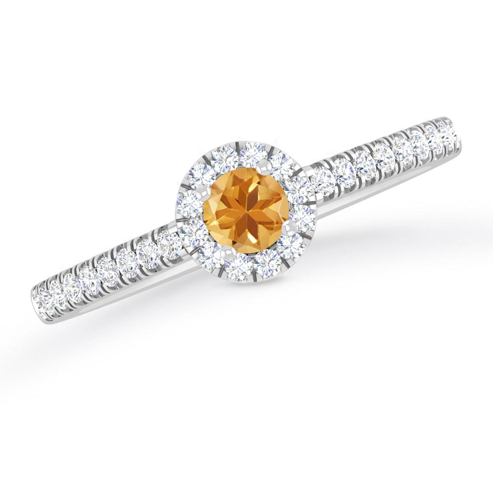 White Gold - Citrine