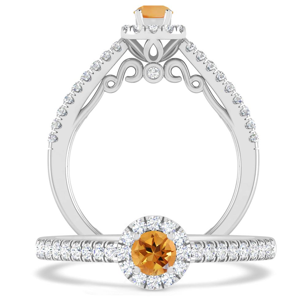 White Gold - Citrine