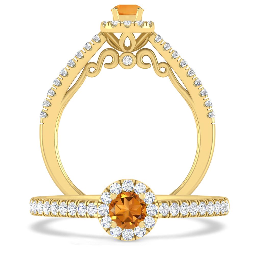 Yellow Gold - Citrine