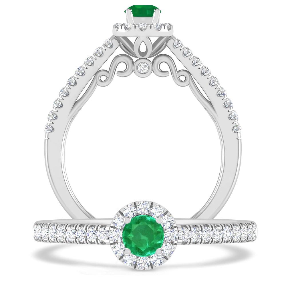 White Gold - Emerald